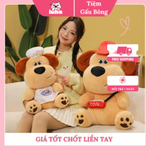 Gấu Bông Chó Puppy Đồ Chơi Sang Trọng