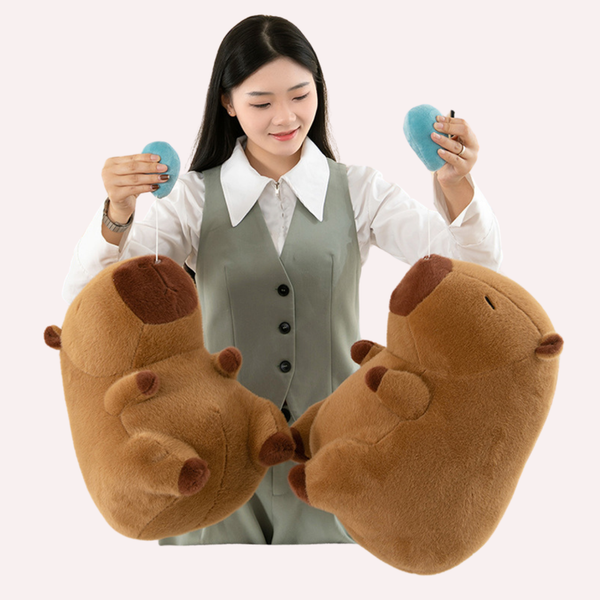 Gấu bông Capybara chảy nước mũi