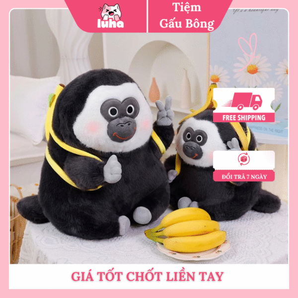 gấu bông khỉ ngáo
