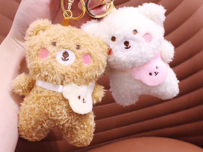 Móc khóa gấu bông lông xù ChanChan