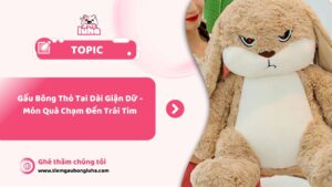 Gấu bông thỏ tai dài